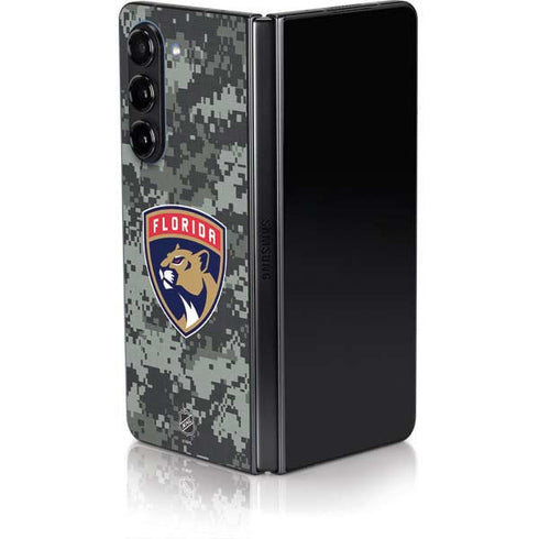 NHL Florida Panthers Camo Galaxy Z Fold5 5G Skin